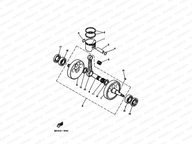 CRANKSHAFT & PISTON