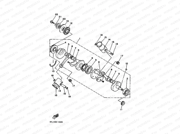CRANKSHAFT & PISTON