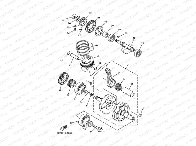 CRANKSHAFT & PISTON