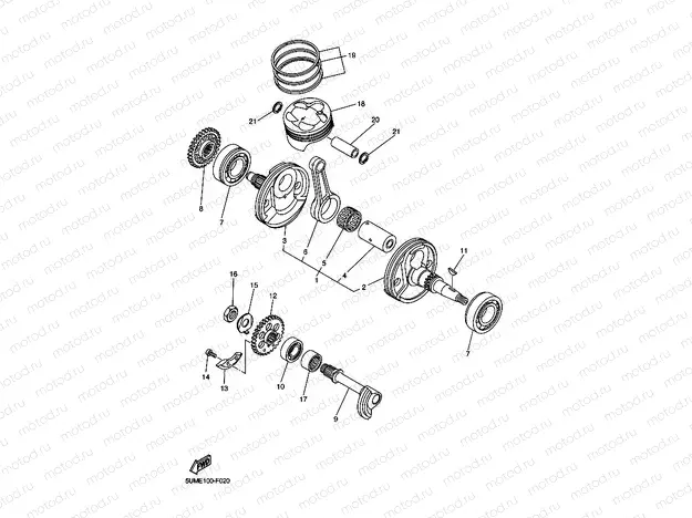 CRANKSHAFT & PISTON