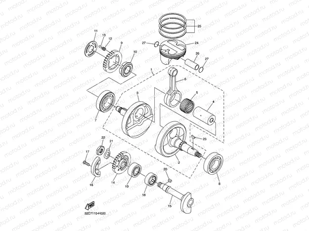 CRANKSHAFT & PISTON