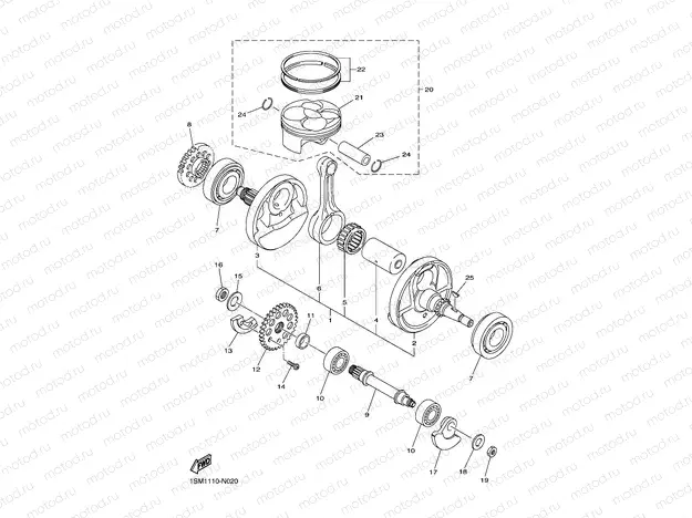 CRANKSHAFT & PISTON