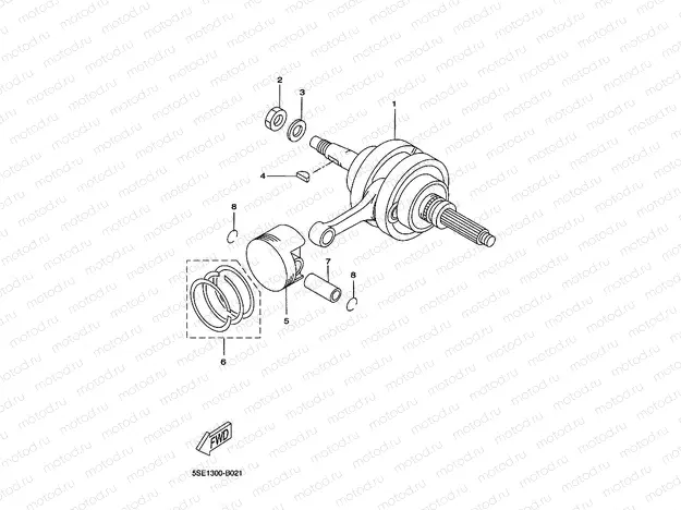 CRANKSHAFT & PISTON