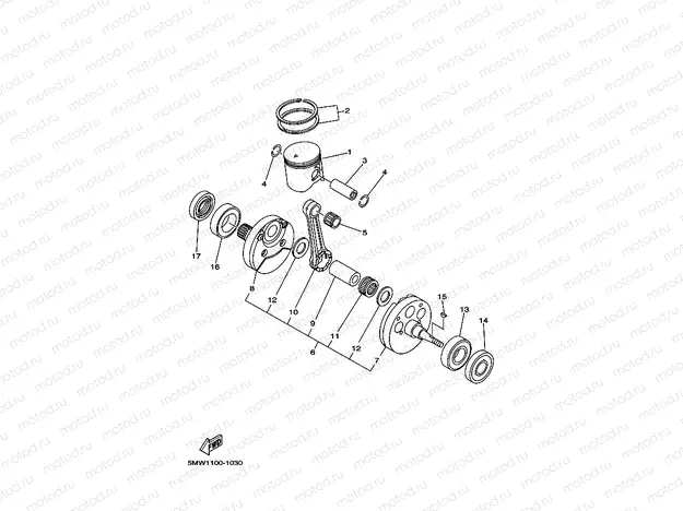 CRANKSHAFT & PISTON