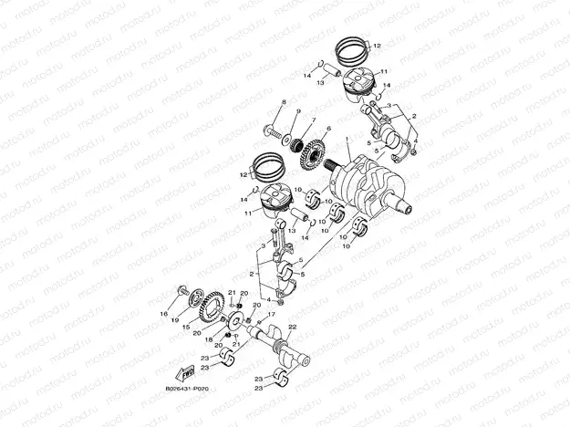CRANKSHAFT & PISTON