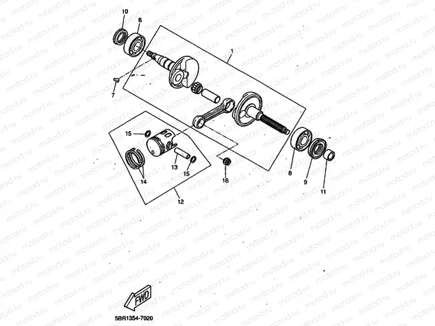 CRANKSHAFT & PISTON
