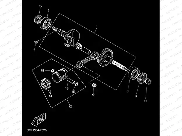 CRANKSHAFT & PISTON
