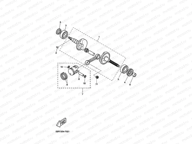CRANKSHAFT & PISTON