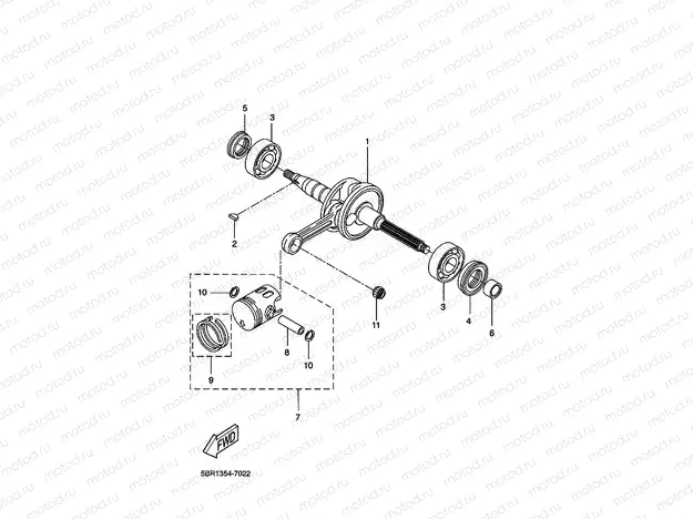 CRANKSHAFT & PISTON