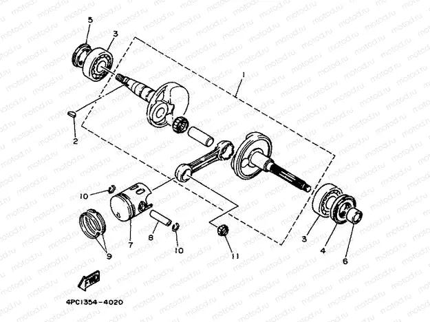 CRANKSHAFT & PISTON