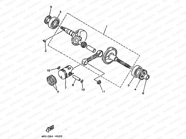 CRANKSHAFT & PISTON