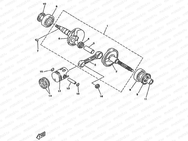 CRANKSHAFT & PISTON