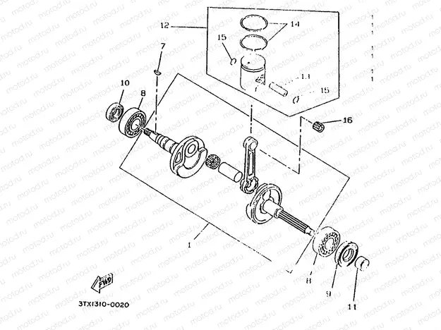 CRANKSHAFT & PISTON