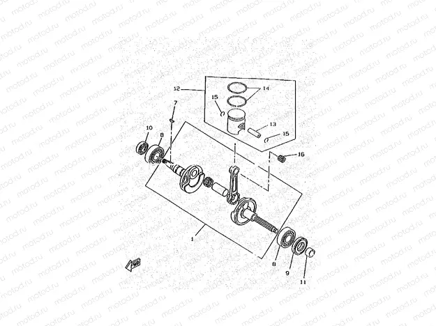 CRANKSHAFT & PISTON