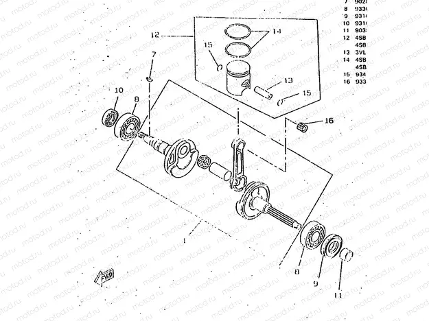 CRANKSHAFT & PISTON