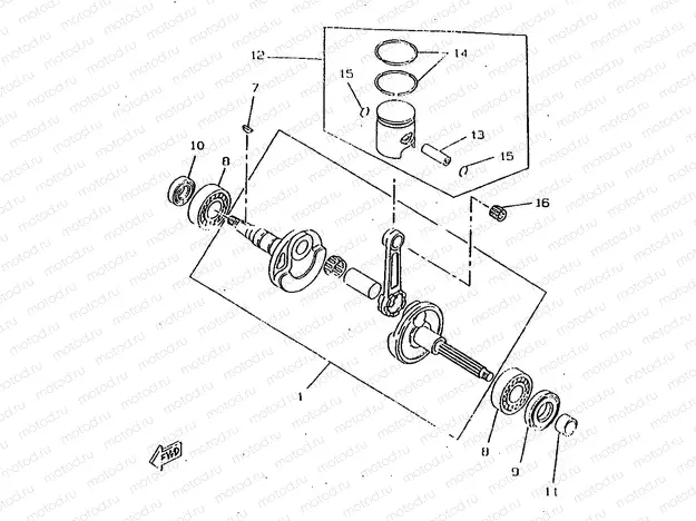 CRANKSHAFT & PISTON