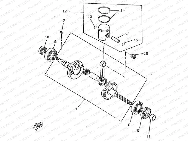 CRANKSHAFT & PISTON