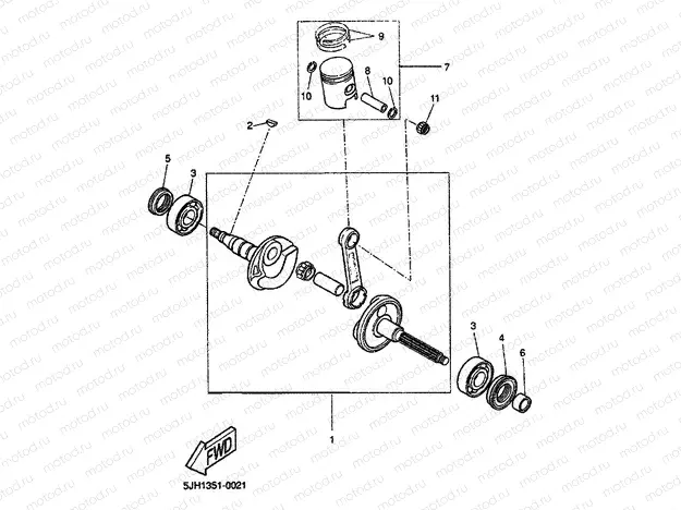 CRANKSHAFT & PISTON