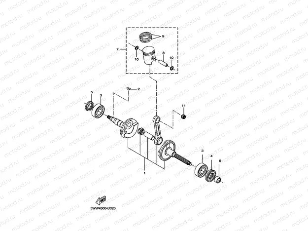 CRANKSHAFT & PISTON