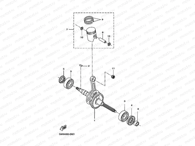CRANKSHAFT & PISTON