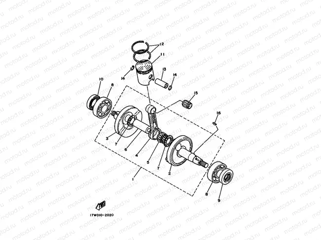 CRANKSHAFT & PISTON