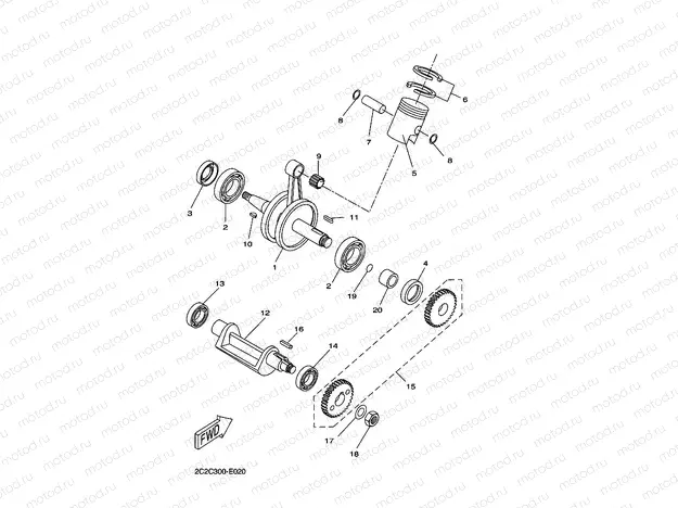 CRANKSHAFT & PISTON