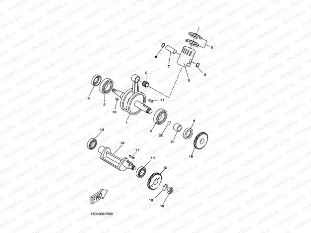 CRANKSHAFT & PISTON