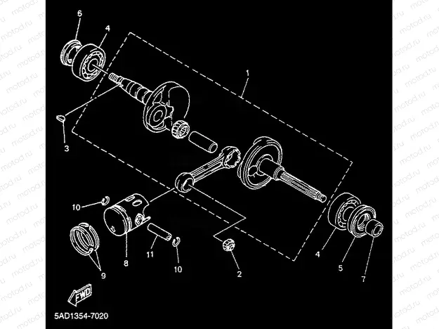 CRANKSHAFT & PISTON