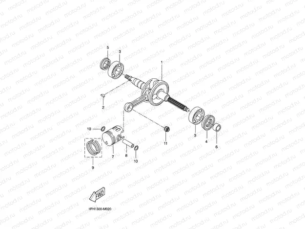 CRANKSHAFT & PISTON