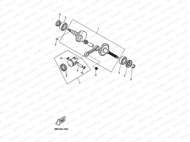 CRANKSHAFT & PISTON