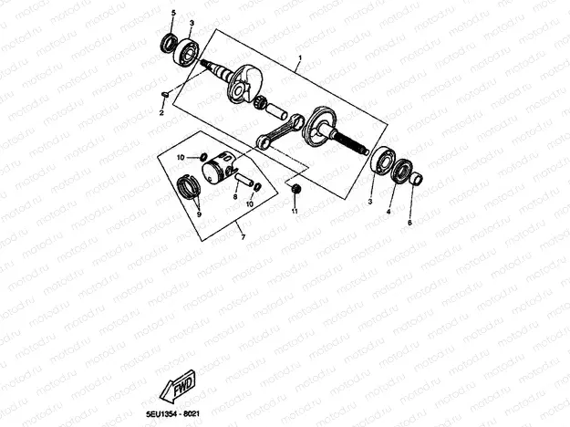 CRANKSHAFT & PISTON
