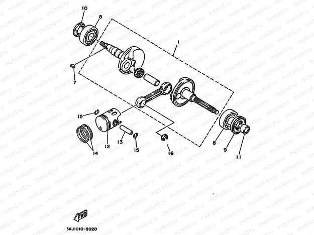 CRANKSHAFT & PISTON