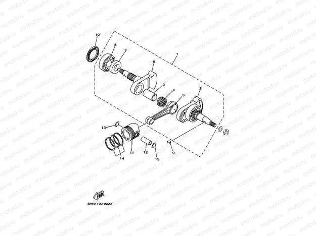 CRANKSHAFT & PISTON