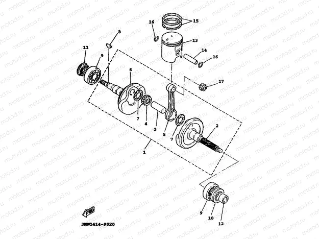 CRANKSHAFT & PISTON