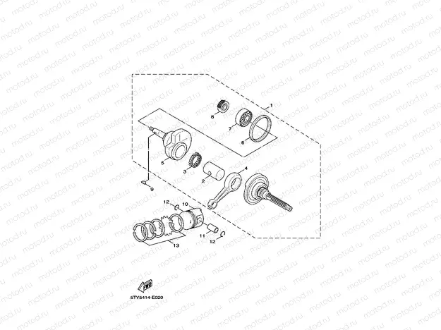 CRANKSHAFT & PISTON