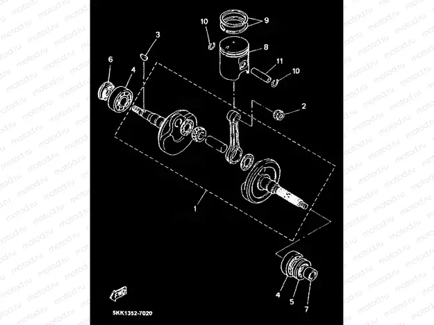 CRANKSHAFT & PISTON