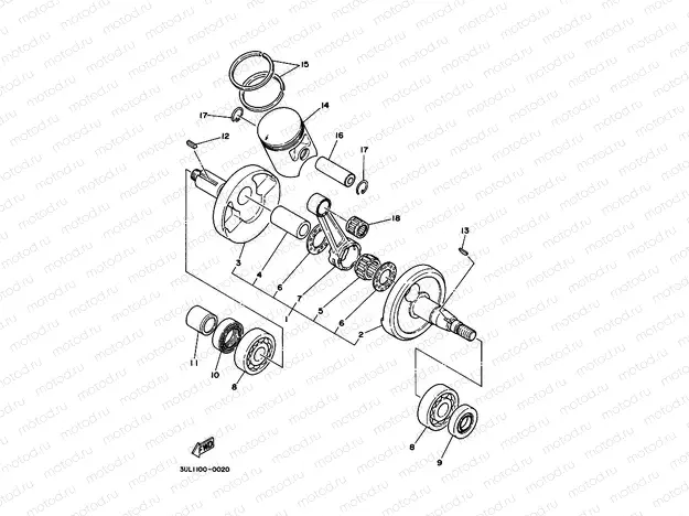 CRANKSHAFT & PISTON
