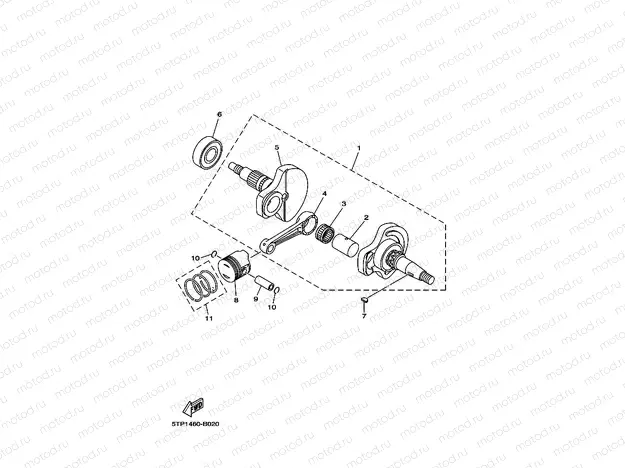 CRANKSHAFT & PISTON