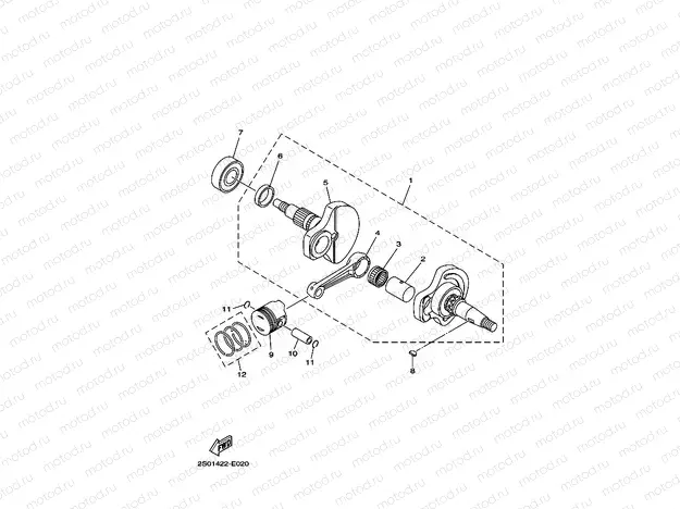 CRANKSHAFT & PISTON