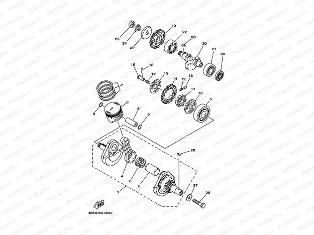 CRANKSHAFT & PISTON