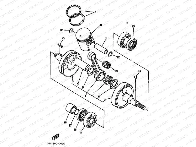 CRANKSHAFT & PISTON