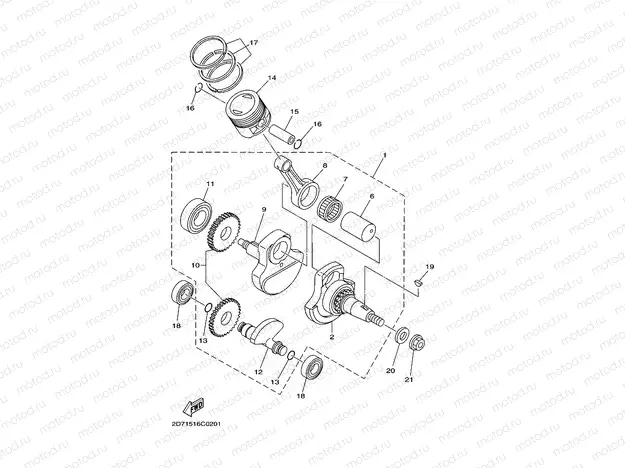 CRANKSHAFT & PISTON
