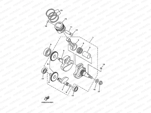 CRANKSHAFT & PISTON