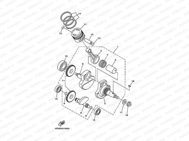 CRANKSHAFT & PISTON