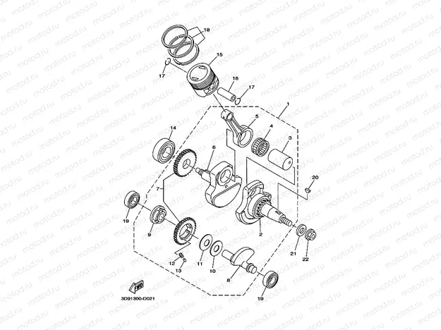 CRANKSHAFT & PISTON