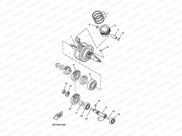 CRANKSHAFT & PISTON