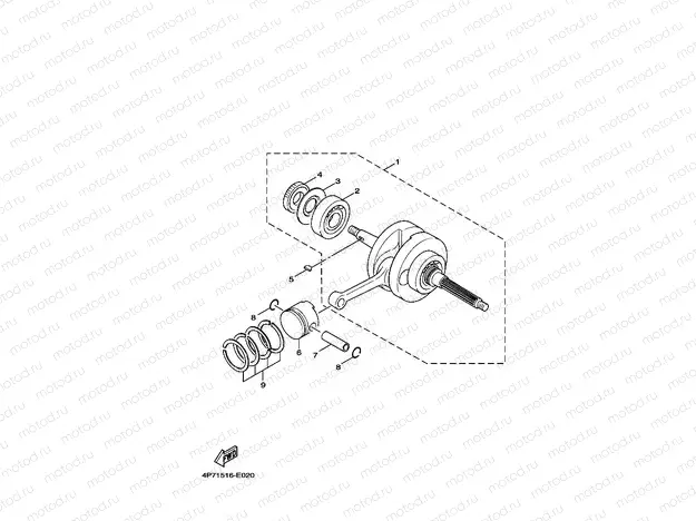 CRANKSHAFT & PISTON