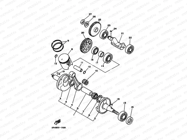 CRANKSHAFT & PISTON