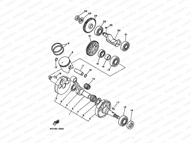 CRANKSHAFT & PISTON
