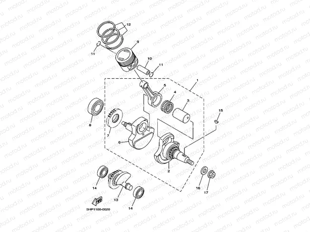 CRANKSHAFT & PISTON